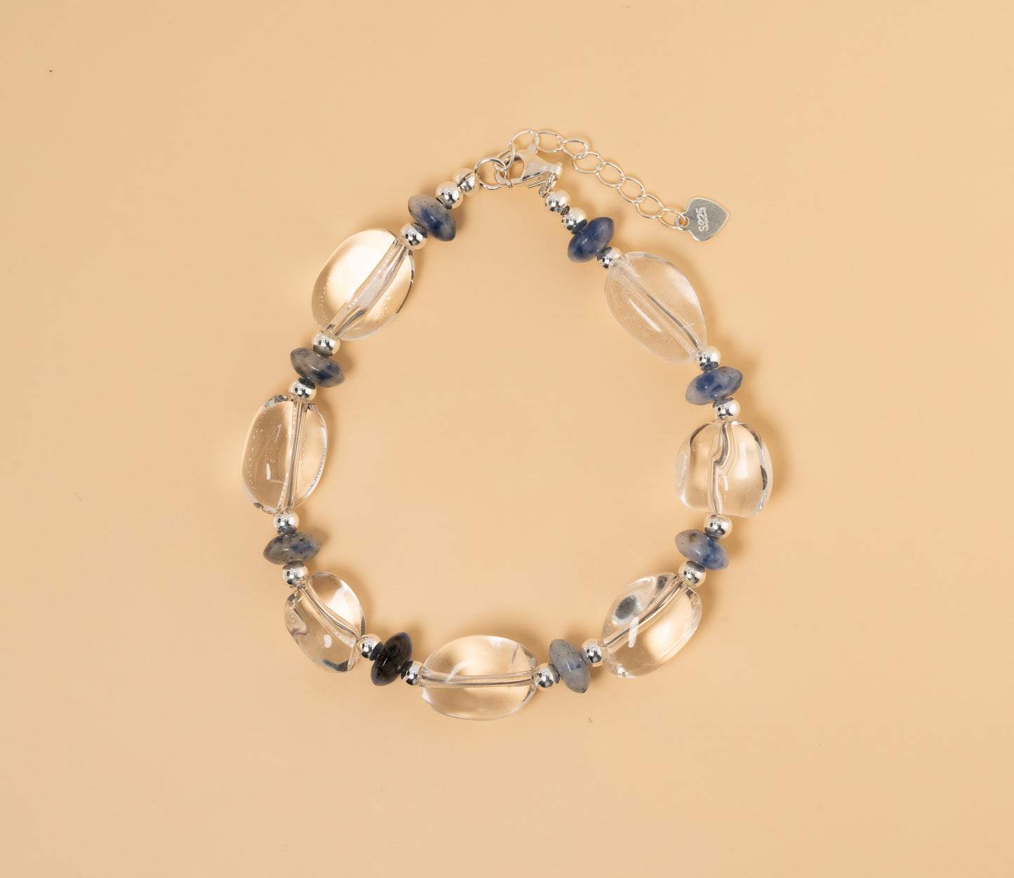 Crystal Cascade Beaded Bracelet