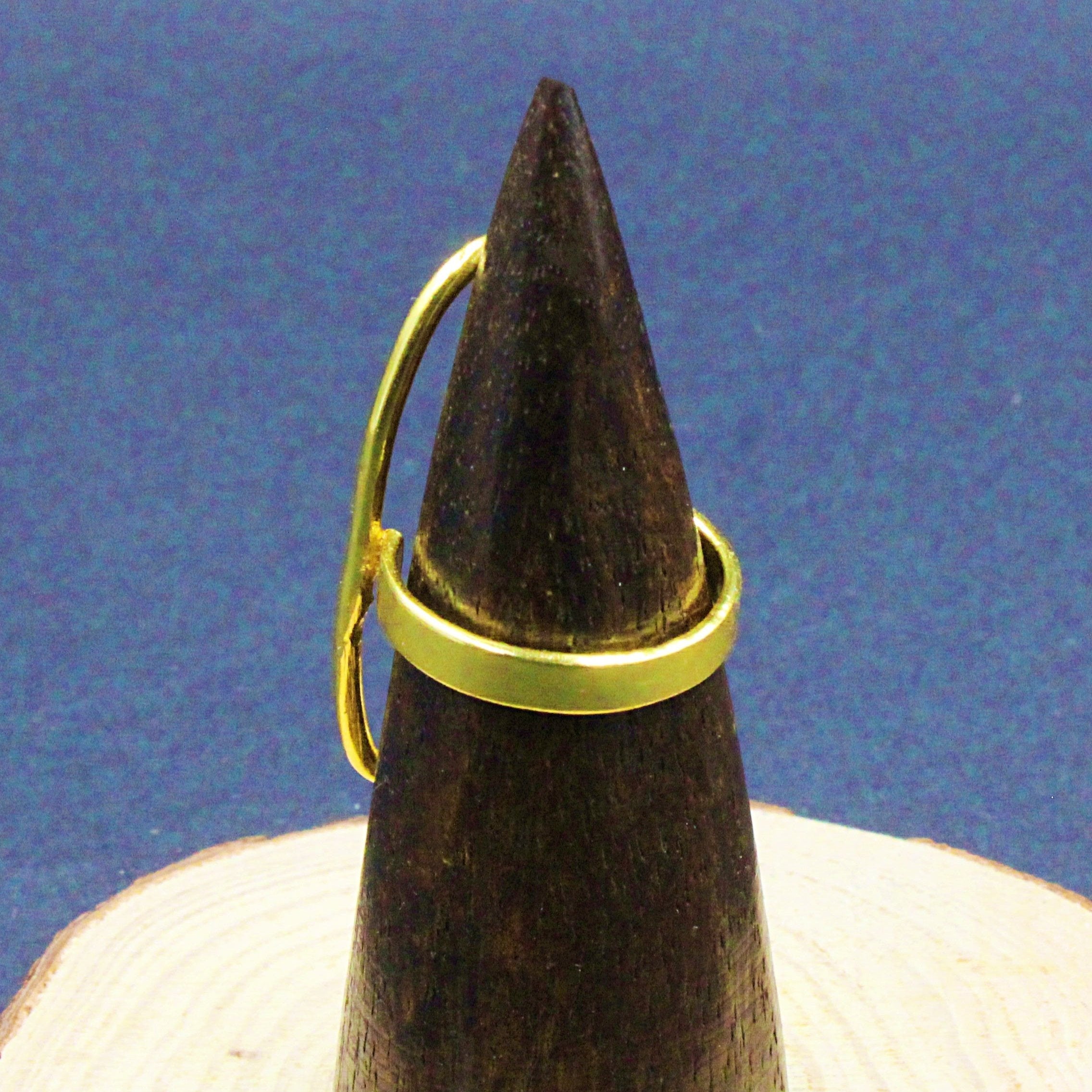 Anillo SALERNO bañado en oro-2