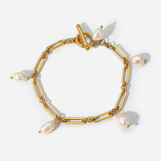 Pearl Cascade Bracelet