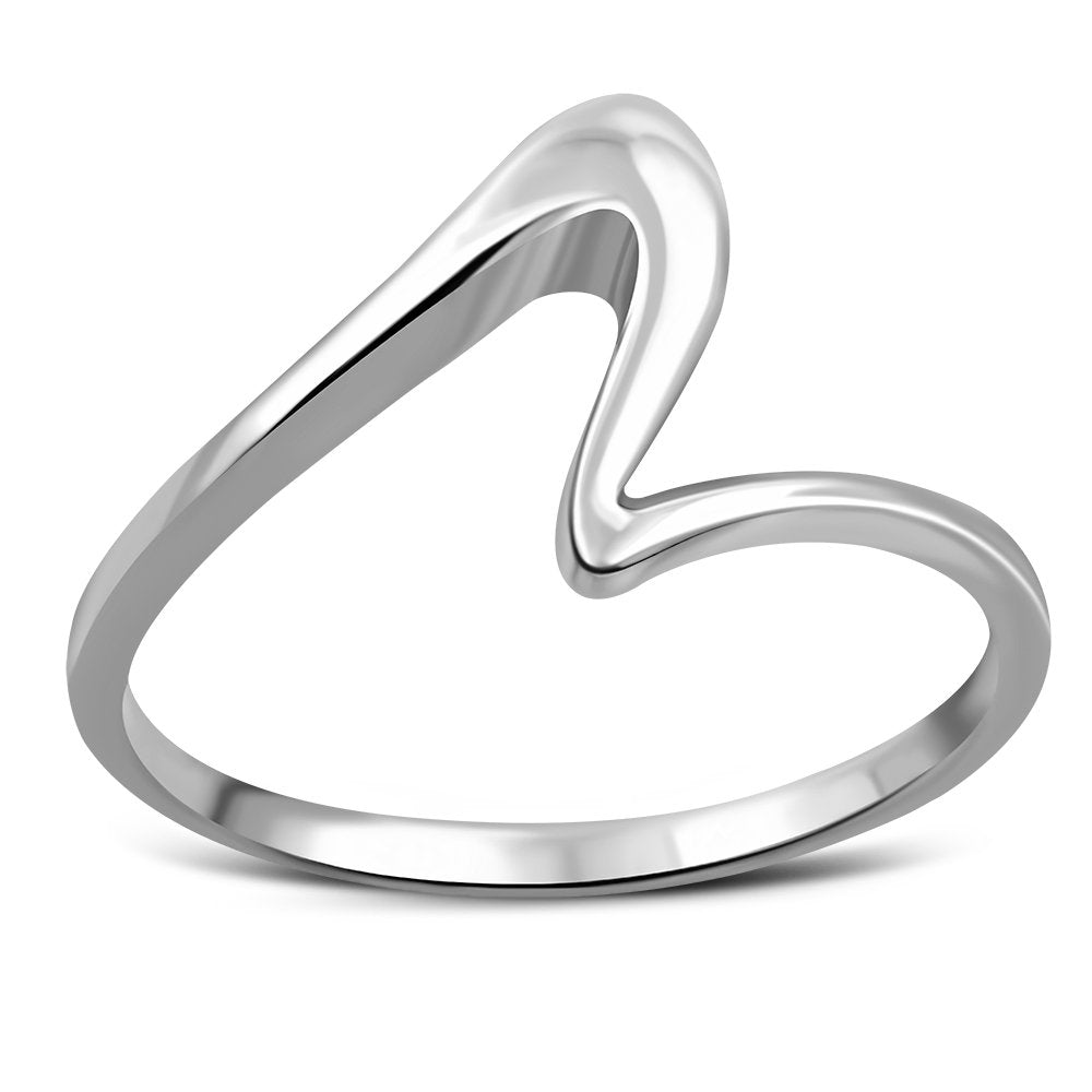 Aurora Wave Sterling Silver Ring